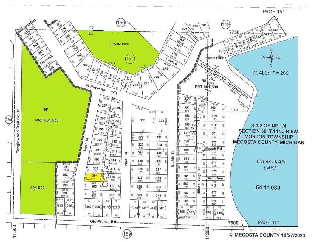 7552 10th Street, Canadian Lakes, MI 49346